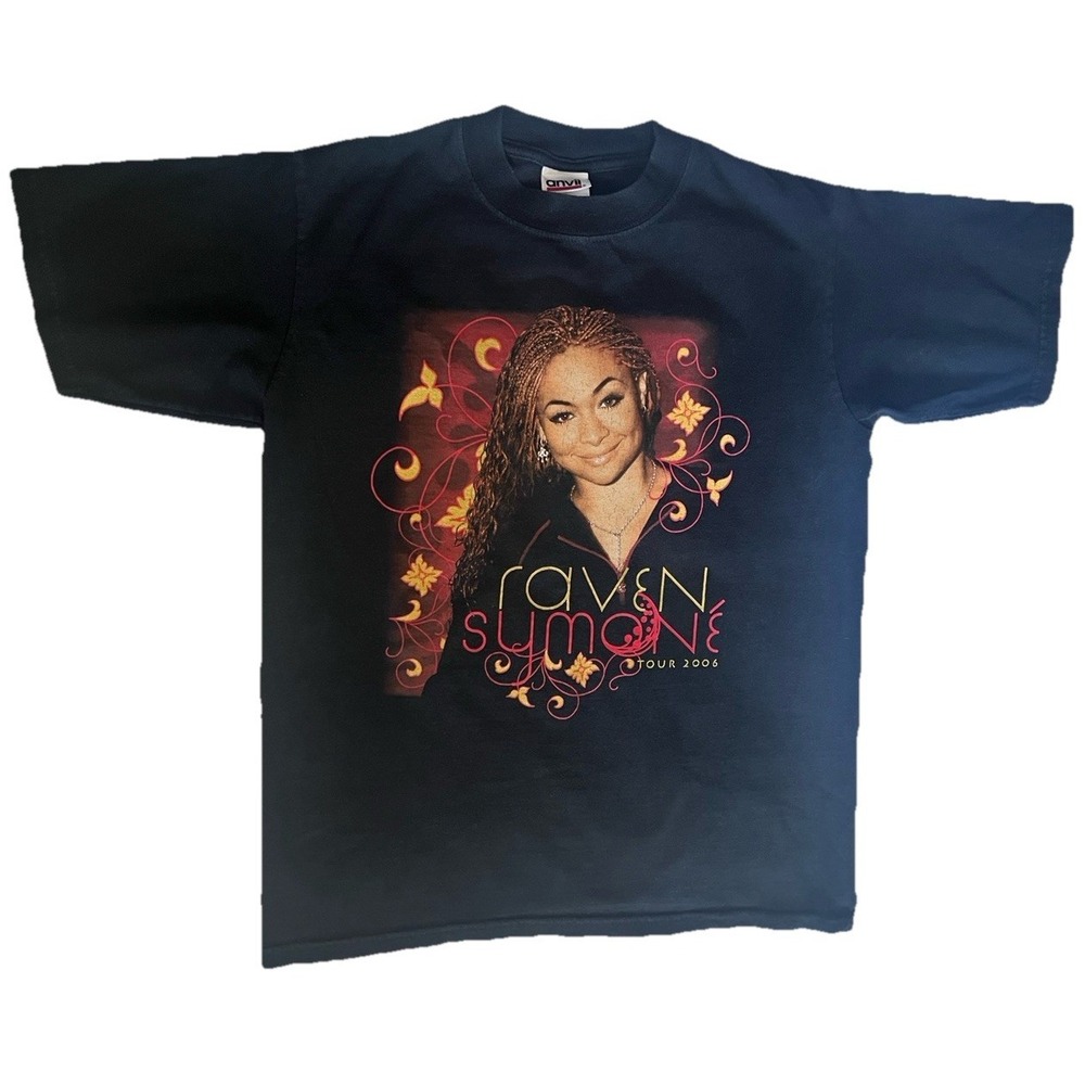 Raven Symone Tour 2006 T-Shirt Youth Large Top Tee Girl Clothing Fan Memorabilia